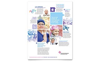 Cancer Treatment Flyer Template