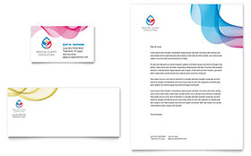 Insurance Consulting Business Card & Letterhead Template Design