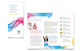 Insurance Consulting Tri Fold Brochure Template Design