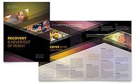 Rehab Center Brochure Template Design