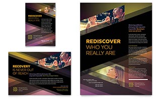 Rehab Center Flyer & Ad Template