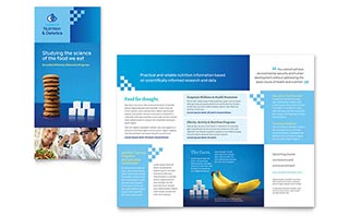 Dietitian Tri Fold Brochure Template