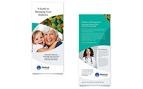 Doctor's Office Rack Card Template Design