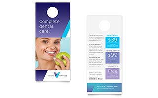 Dentist Rack Card Template