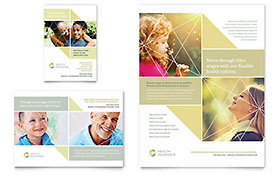 Health Insurance Flyer & Ad Template Design