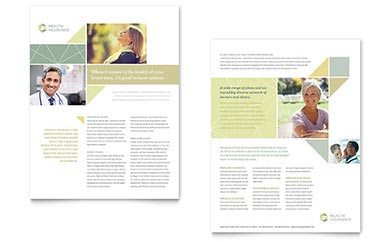 Health Insurance Datasheet Design Example