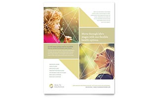 Health Insurance Flyer Template