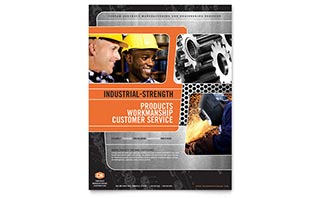 Manufacturing Engineering Flyer Template