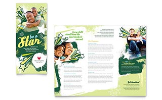 Child Advocates Tri Fold Brochure Template