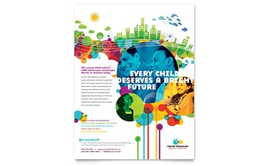 Youth Program Flyer Design Example