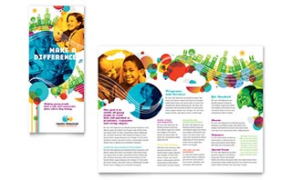 Youth Program Tri Fold Brochure Template