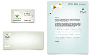 Foster Care & Adoption Business Card & Letterhead Template