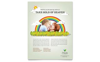 Foster Care & Adoption Flyer Template