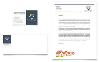 Homeowners Association Business Card & Letterhead Template