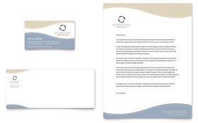 Marketing Consulting Group Business Card & Letterhead Template Design