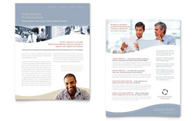 Marketing Consulting Group Datasheet Template Design