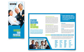 Staffing & Recruitment Agency Brochure Template Design