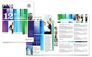 Business Leadership Conference Brochure Template