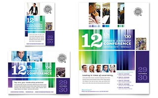 Business Leadership Conference Flyer & Ad Template