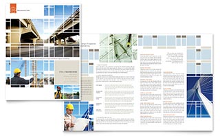 Civil Engineers Brochure Template