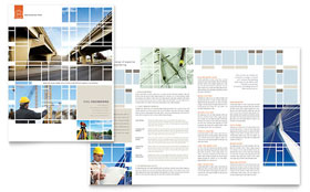 Civil Engineers Brochure Template Design