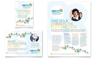 Job Expo & Career Fair Flyer & Ad