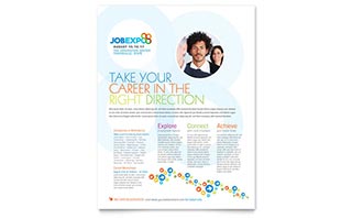 Job Expo & Career Fair Flyer Template