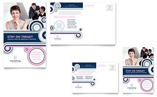 Marketing Agency Postcard Template