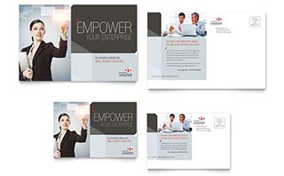 Corporate Business Postcard Template