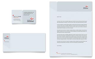 Corporate Business Business Card & Letterhead Template