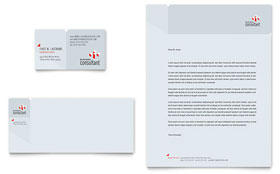 Corporate Business Business Card & Letterhead Template Design