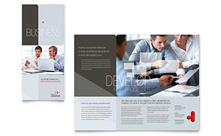 Corporate Business Tri Fold Brochure Template