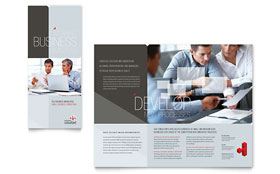 Corporate Business Tri Fold Brochure Template Design