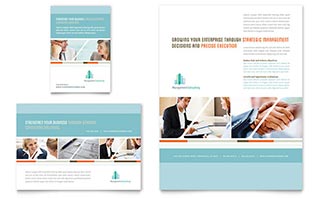 Management Consulting Flyer & Ad Template