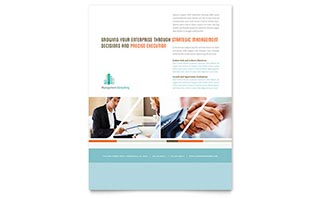 Management Consulting Flyer Template