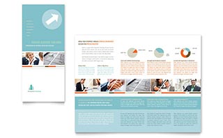 Management Consulting Tri Fold Brochure Template