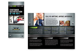 Locksmith Brochure Template Design