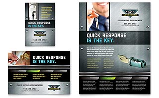 Locksmith Flyer & Ad Template