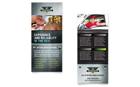 Locksmith Rack Card Template Design