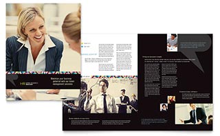 Human Resource Management Brochure Template