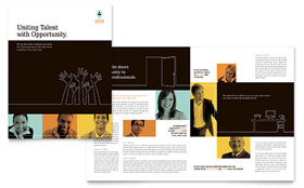 Recruiter Brochure Template Design