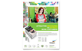 Printing Company Flyer Template Design