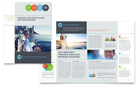 Business Analyst Brochure Template - InDesign, Illustrator, Word, Publisher, Pages