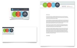 Business Analyst Business Card & Letterhead Template