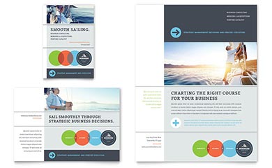 Business Consultant Advertisement Design Example