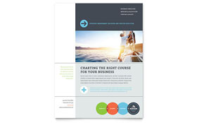 Business Analyst Flyer Template Design