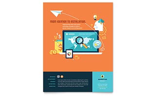 Advertising Company Flyer Template