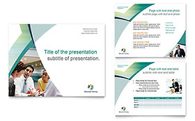 Business Training PowerPoint Presentation Template Design