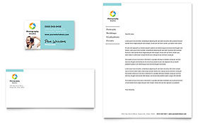 Photographer Business Card & Letterhead Template Design