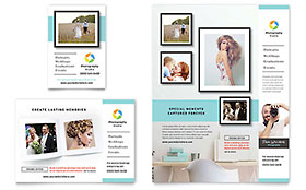 Photographer Flyer & Ad Template Design